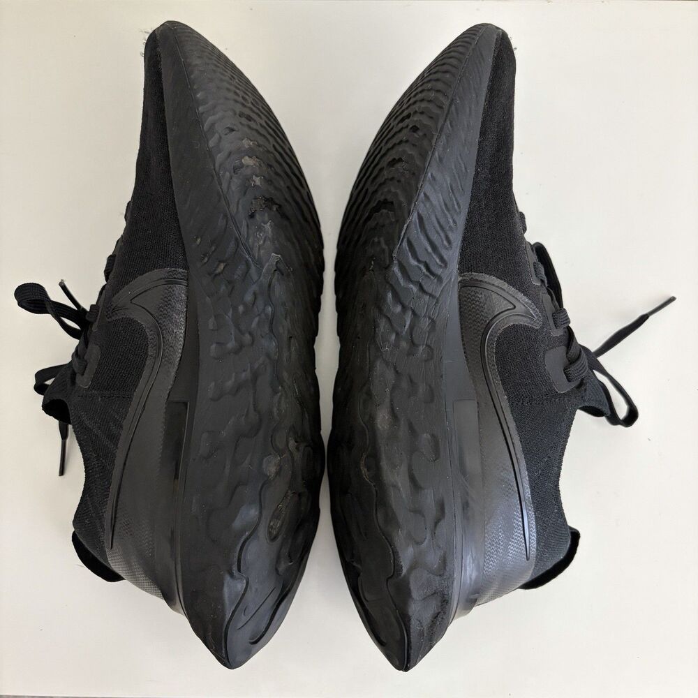 Nike React Infinity Run Flyknit Mens 9.5 Black CD4371-011 - Picture 8 of 11